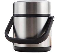 Vacuum Insulated Stainless Steel Flask, Food Flasks for Hot Food Thermal Vacuum Insulated Lunch Box Leak-Proof Food/Soup,1.6L-Silver||2.8