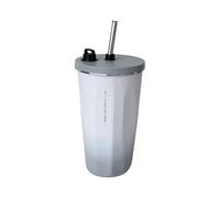 Vacuum Insulated Stainless Steel Tumblers with Straw Lid Food Grade Drink Container for Daily Commutes Sports Insulated Stainless Steel Tumblers for Hot and Cold
