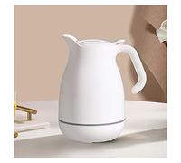 Vacuum Insulated Thermos Carafe Jar,Plastic Thermal Carafe with Glass Liner,Double-Wall Thermal Carafe Coffee Pot,24 Hour Heat Retention,for Tea, Hot Beverage (Color : White, Size : 1.5L)