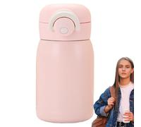Vacuum Insulated Water Bottle - Bouncing Lid Insulation Cup Unit for Six to Twelve Hours, Stainless Steel for Temperature Conservation and Hydration | Students Girls Teens Boys Adults Scho