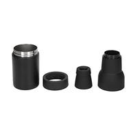 Vacuum Insulation Can, Stainless Steel Double Wall Cold Storage Tank with Built - in Bottle Opener for 12oz Cans, Thermal Insulated Cooler Cup for Beer, Beach and BBQ (Black)