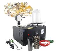 Vacuum Investing Casting Machine, 2100℉ Gold Melting Furnace High Temperature Refining Precious Metal Jewelry Casting Tool, Lost Wax Cast Combination