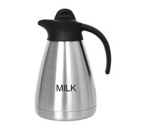 Vacuum Jug Etched Milk 1L with Screw Top Flask Restaurant 230mm