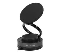 Vacuum Magnetic Car Phone Holder, 360° Rotation Strongest Suction Cup Phone Mount with Adjustable Swivel Lock, for Your Car, Gym, Mirror, Kitchen for Smartphone & Android