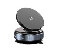 Vacuum Magnetic Car Phone Holder, Universal Suction Cup, Mirror Gym Bath Shower Stand(Black)
