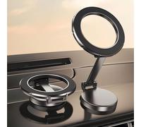 Vacuum Magnetic Phone Car Mount for Audi A5 Cabriolet B8 2009-2016, 360° Adjustable Car Phone Holder Foldable Strong Magnet Stand Suction Mount