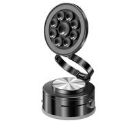 Vacuum Magnetic Phone Holder, 360 Rotating Car Mount Stand for Dashboard Windshield Mirror or Home Use, Adjustable Mobile Holder with Strong Suction Base, Flexible Arm