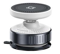 Vacuum Magnetic Phone Holder - Car Phone Mount | 360 Degree Rotatable Cell Phone Holder | Adjustable Cell Holder | Metal Car Phone Holder