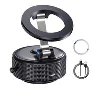 Vacuum Magnetic Phone Holder - Cell Phones Cape for Car | 2025 Upgraded Strong Suction Cup Phone Mount | 100MAh Battery Capacity | Adjustable &