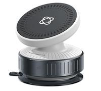 Vacuum Magnetic Phone Holder for Car - 360 Degree Rotatable & Adjustable Cellphone Bracket | Ultra-Strong Magnetic Mount with Nano Gel Suction for Dashboard, All Smartphones