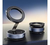 Vacuum Magnetic Phone Holder for Car Magsafe Suction Cup Car Phone Mount with Strong Magnet 360° Rotatable Phone Holder for iPhone 15/14/13 Pro Max Home/Office Mount Hands-Free Car Accessories