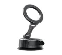 Vacuum Magnetic Phone Holder, Magnetic Suction Cup Phone Mount, Foldable Rotatable Car Accessories, Cellphone Stand Desk Stand for All Vehicle Models