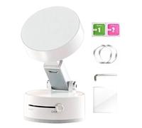 Vacuum Magnetic Suction Phone Holder, 360° Rotatable Car Magnetic Phone Holder, Foldable Portable Automotive Cellphone Mount, Retractable Navigation Phone Stand for Car, Gym, Shower