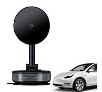 Vacuum Magnetic Suction Phone Holder - Strong Suction Cup Retractable Navigation Stand, 360 Degree Rotating | Modern Adjustable Smartphone Holder For Shower Car Dashboard Windshield Secure Viewing