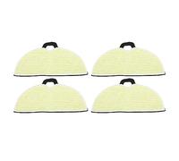 Vacuum Mop Replacement Pads Reusable Washable Super Absorbent Fiber Robot Vacuum Mop Pads for Shark RV2001WD RV2002WD AV2001WD RV2000WD Hard Floors Carpets Wooden Floors 4 Pcs