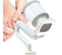 Vacuum Nail Dust Collector, Manicure Dust Extractor with Reusable Filter & LED Light for Home Salon Use, Universal Table Mount Suction Tool for Manicure Pedicure