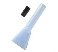 Vacuum nozzle accessory for upholstery and carpet cleaning, transparent head for real time dirt removal visibility, compatible with 32mm/36mm hoses