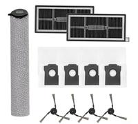 Vacuum Parts Bundle For Mova S70 Roller S70 Ultra Roller As Well As S70 Pro Roller Featuring Abs Rubber Main Brush Corner Side Brushes Advanced Hepa Filtration Reusable Mops And 3l Dirt Bags(A)
