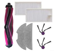 Vacuum Parts For EEureka E20 For Evo Plus Robot Vacuum Accessories, Side Brush Set, Main Brush Replacement, Microfiber Mop Pad, Deep Cleaning Filter(7pcs)