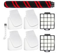 Vacuum Parts for Shark Stratos AZ3002 AZ3000 AZ3000W for DuoClean for PowerFins Upright Vacuum Cleaner,Replacement Roll Brush Filters Foam Felt(1)