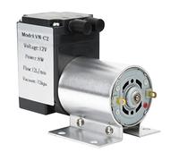 Vacuum Pump Large Power Negative Pressure Suction Pump, High Vacuum - 72kPa Oil - Free Micro Diaphragm Pump with Stand for Gas Analysis and Instrumentation (DC12V)