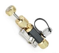Vacuum Rated Valve Core Removal Tool with 1/4 Side Port Designed for Vacuum Gauges Compatible with R410A and 1/4 and 5/16 Fitting HVAC Applications