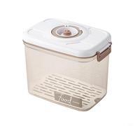 Vacuum Ready Food Box with Cleanable Vacuum Port Interface and No Crevices Where Debris Can Accumulate (C)