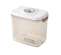 Vacuum Ready Food Box with Cleanable Vacuum Port Interface and No Crevices Where Debris Can Accumulate (D)