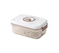 Vacuum Ready Food Box with Cleanable Vacuum Port Interface and No Crevices Where Debris Can Accumulate (B)