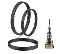 Vacuum Replacement Belt for Bissell ProHeat 2X Revolution Pet Pro Carpet Cleaner 1986, 1964, 2007, 2007P Series, Replace Parts 1611129, 1611130 & 1606428 （Pack of 3）