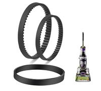 Vacuum Replacement Belt for Bissell ProHeat 2X Revolution Pet Pro Carpet Cleaner 1986, 1964, 2007, 2007P Series, Replace Parts 1611129, 1611130 & 1606428 （Pack of 3）