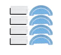 Vacuum Replacement Spare Parts Accessories,Main Side Brush,Hepa Filter,Mop Rag,Compatible For Cecotec Conga 1090 1790 (Color : As Shown 8)