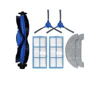 Vacuum Replacement Spare Parts，Compatible For Proscenic 850T / 850P Accessories Main Side Brush Hepa Filter Mop Rag Cloth (Color : Set-5)