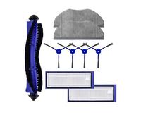 Vacuum Robot Cleaner Main Brush Side Brush Mop Cloths HEPA Filter Spare Parts Replacement Accessories. Compatible with Eufy L70 Hybrid.(As shown a)