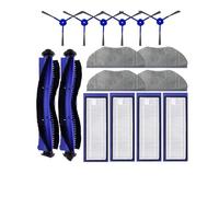 Vacuum Robot Cleaner Main Brush Side Brush Mop Cloths HEPA Filter Spare Parts Replacement Accessories. Compatible with Eufy L70 Hybrid.(As shown c)