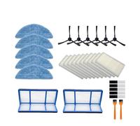 Vacuum Robot Cleaner Parts Side Brush Primary Dust Filter Mop Hepa Filter For V5 V5s V3 V3s V5pro V50 V55 X5 V5s Pro (Color : 30pcs)