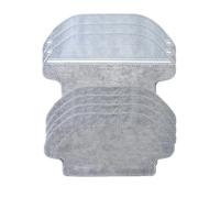 Vacuum Roller Side Brush Parts，Compatible For Xiaomi S10 S12 B106GL Vacuum Cleaner Hepa Filter Wet Dry Mop Cloth Rags Accessories (Color : Set23)