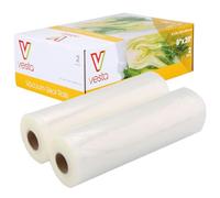Vacuum Seal Rolls by Vesta Precision - Extends Freshness - Freeze, Refrigerate, Microwave - BPA, Lead, and Phthalate Free - Embossed and Clear - 2 Rolls per Box (20x600 cm)