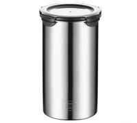 Vacuum Sealed Stainless Steel For Kitchen Container for Coffee, Flour, Sugar and Spices with Silicone Gasket and Locking Clamp (1400ml)