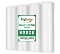 Vacuum Sealer Bag Rolls BPA Free - Transparent 28cm x 6m (4 Pack)