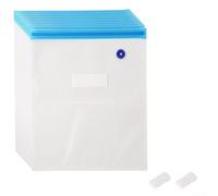 Vacuum Sealer Bags Set 10 Pieces with Hand Pump for Food Storage and Space Optimization, Helps Preserve Freshness Effectively (26x34cm)