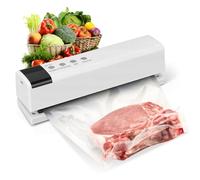 Vacuum Sealer, Fast-Compact Vacuum Sealer Machine, Multi-Functional Food Vacuum Sealer Machine with 3 Temperature Levels, USB 60 Kpa Rechargeable Portable Bag Sealer