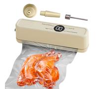 Vacuum Sealer - Food Storage and Preservation Machine for Home | Automatic Vacuum Sealing with Airtight Bags, Keeps Food Fresh Longer, Ideal for Meat, Vegetables, Snacks Sous Vide 7.72x1.69x2.28 in