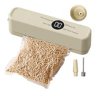 Vacuum Sealer for Food | Adjustable Kitchen Air Sealing System | Mini Bag Sealer,for Whole Grains, Dried Fruit, Seafood, Chicken, Bread, Biscuits