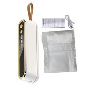 Vacuum Sealer for Food | Handheld Portable Preservation Machine, Cordless Compact Vacuum Sealer with 10 Bags, for Home Kitchen Outdoor Storage Meat Travel Jars