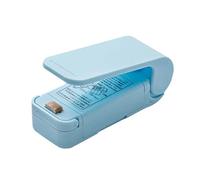 Vacuum Sealer Machine, 2Pcs Mini Heat Bag Packaging Sealer Portable Plastic Clip Sealing Machine Food Storage Seal Snack Kitchen Gadgets,Food Sealer(Blue)