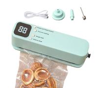 Vacuum Sealer Machine - USB Rechargeable Heat Sealing Device, Compact Food Preservation Tool | Automatic Airtight Packaging For Restaurant Rental Businesses Home Kitchen Apartment Hotel