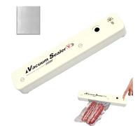 Vacuum Sealer Machine | Wireless Electric Food Preserver Portable Vacuum Sealer Machine for Kitchen Fridge Home Travel Raw Meat Seafood Fruit