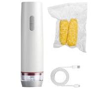 Vacuum Sealer - Polypropylene 18x4.5x4.5cm | Handheld Electric Portable Reusable Easy to Use, Fish, Meat, Vegetable, Fruit | Kitchen, Picnic at Home, Travel