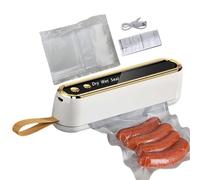 Vacuum Sealer - Portable Handheld Cordless Sealing Machine Compact Design with 10 Bags Food Preservation Kit | for Home Kitchen Storage Meat Jars Containers Canning Outdoor Picnic Travel Easy Use